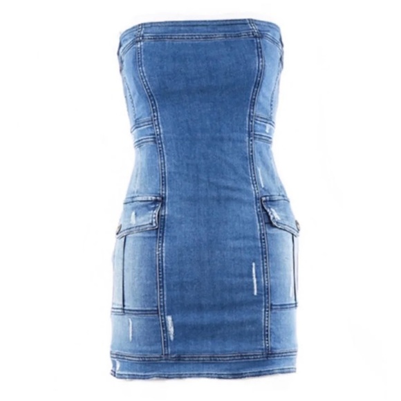 balmain jeans dress